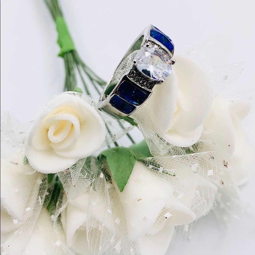 💍2pc Sapphire Ring
